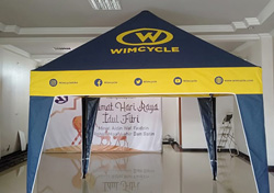 Hasil Pengerjaan Tenda Display